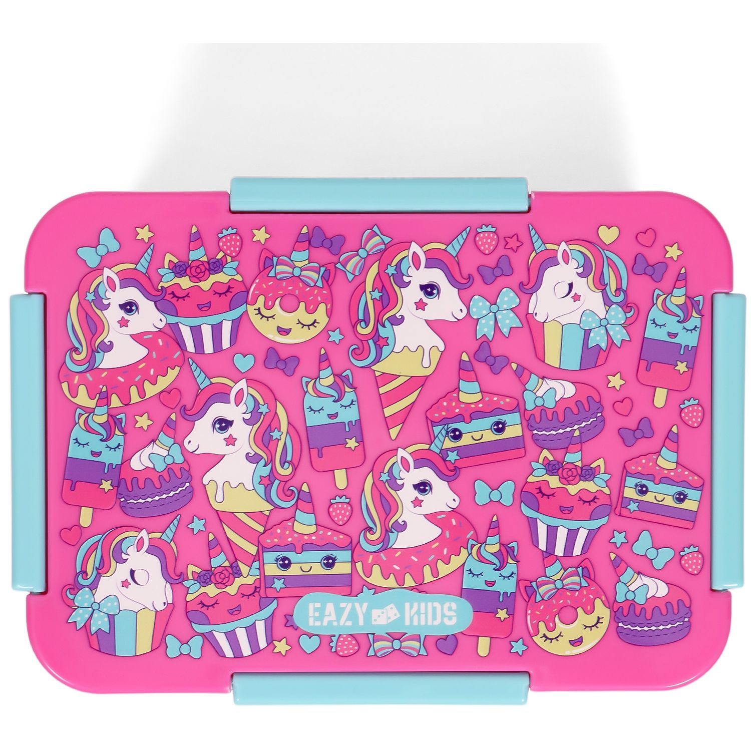 Eazy Kids - Unicorn Desert Lunch Box Set 2pcs - Pink