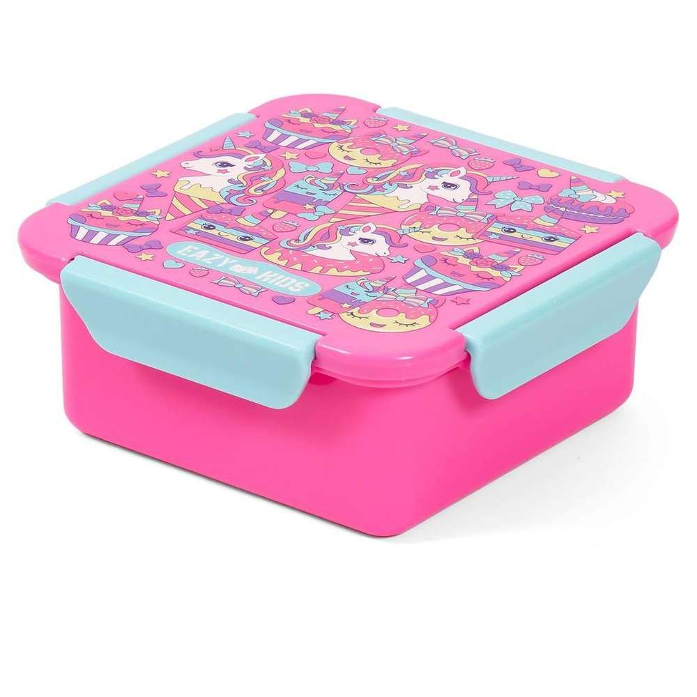 Eazy Kids - Unicorn Desert Lunch Box Set 2pcs - Pink