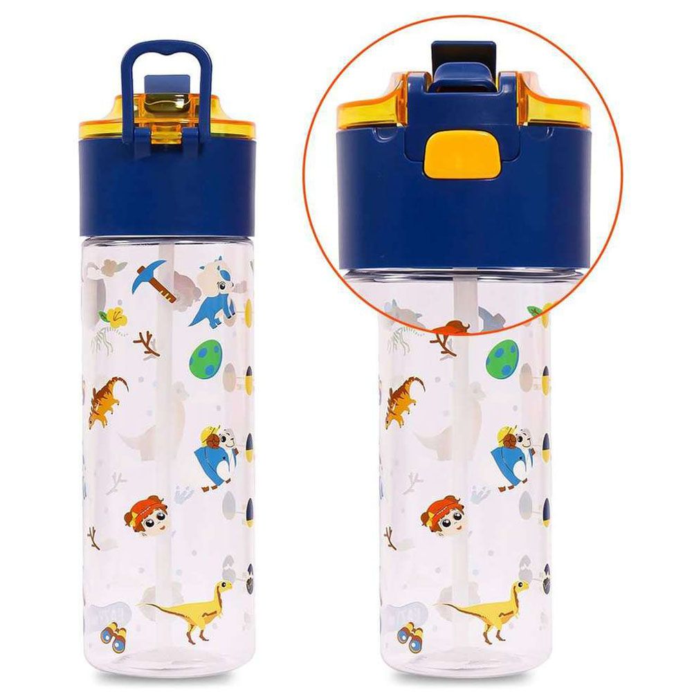 Eazy Kids - T-Rex Lunch Box & Tritan Water Bottle 450ml - Blue