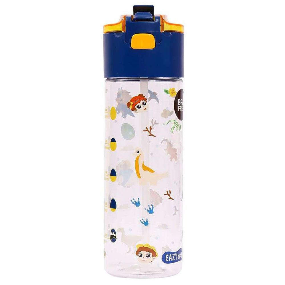 Eazy Kids - T-Rex Lunch Box & Tritan Water Bottle 450ml - Blue