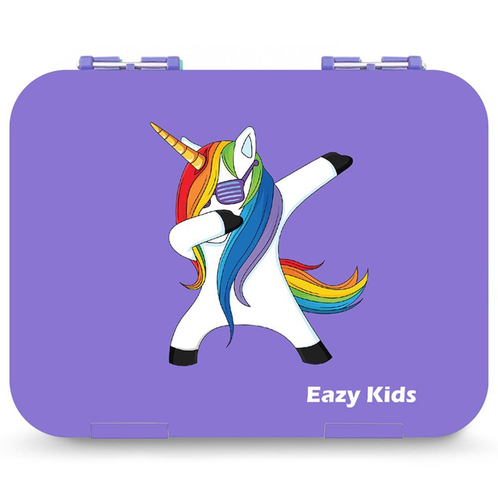 Eazy Kids - Vogue School Bag w/ Bento Lunch Box - Black