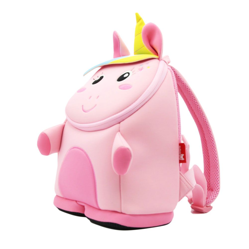 Eazy Kids - Unicorn 3DBag w/ Bento Lunch Box - Pink