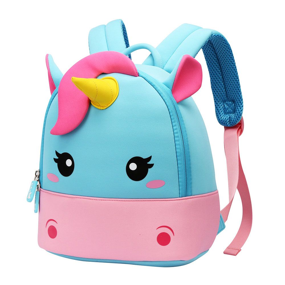 Eazy Kids - Unicorn Bag w/ Bento Lunch Box - Purple