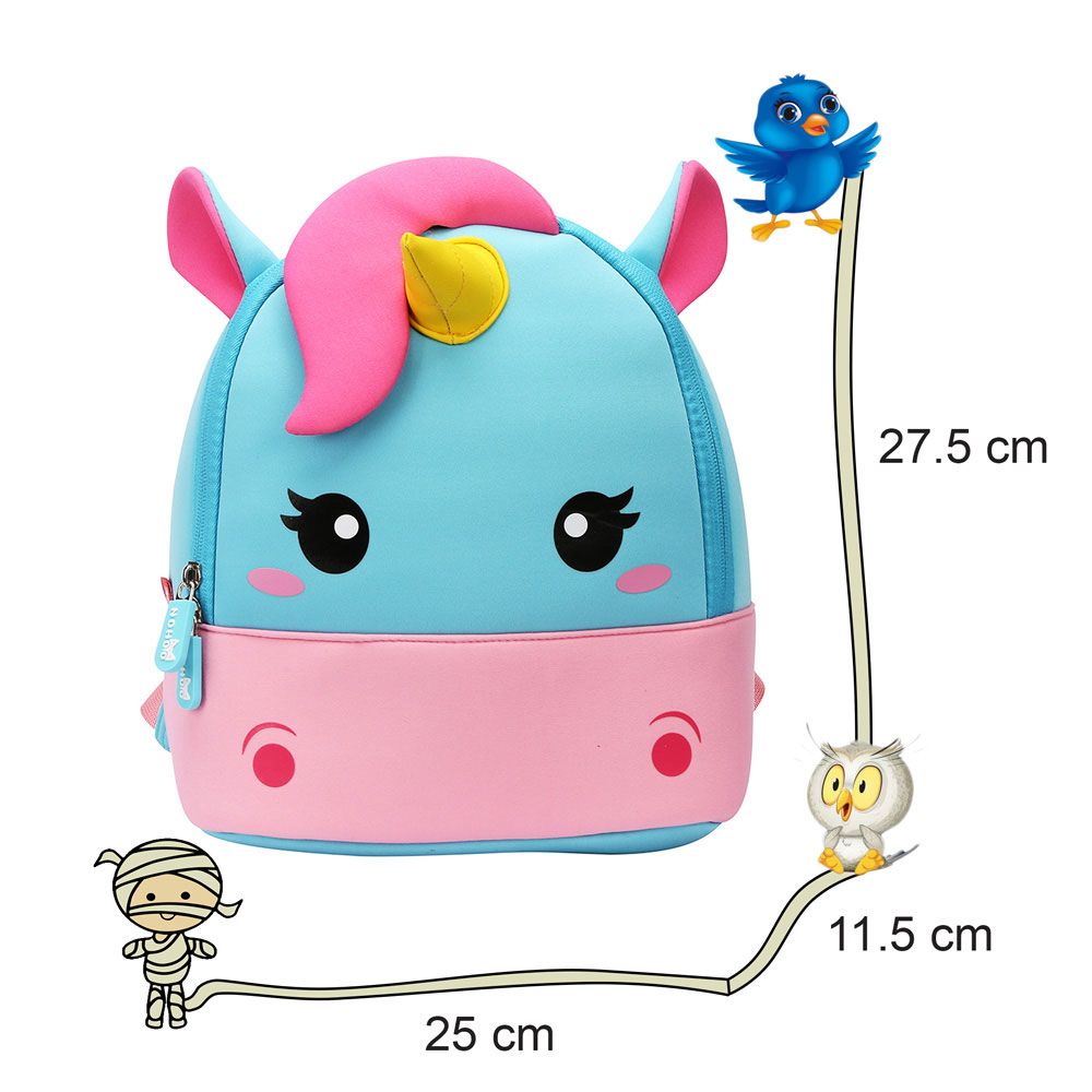 Eazy Kids - Unicorn Bag w/ Bento Lunch Box - Purple