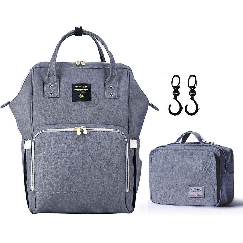 Sunveno - Mamma Diaper Bag Kit - Grey