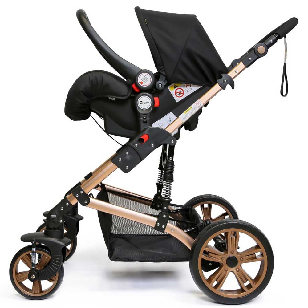 Teknum - 3-in-1 Pram Stroller w/ Infant Car Seat - Khaki