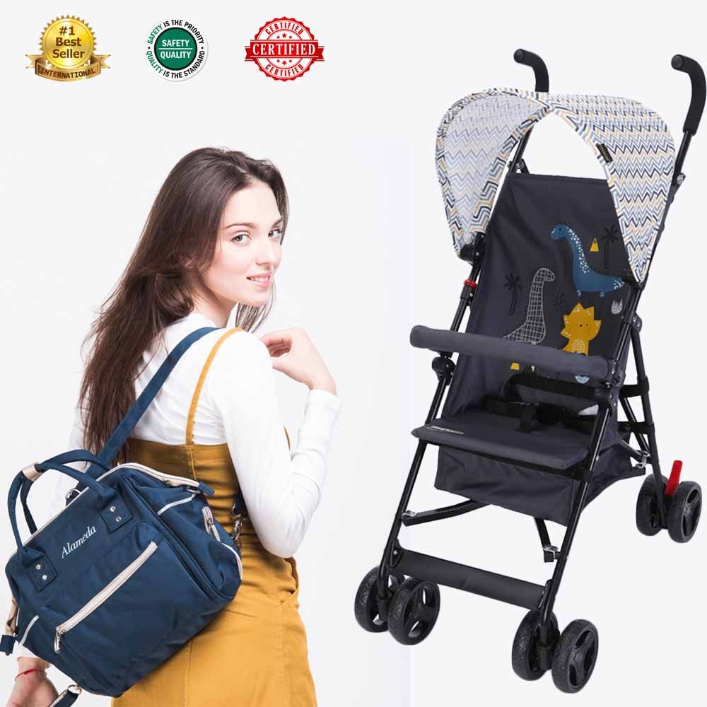 Teknum - Eco Stroller & Bag Combo - Yellow Wave