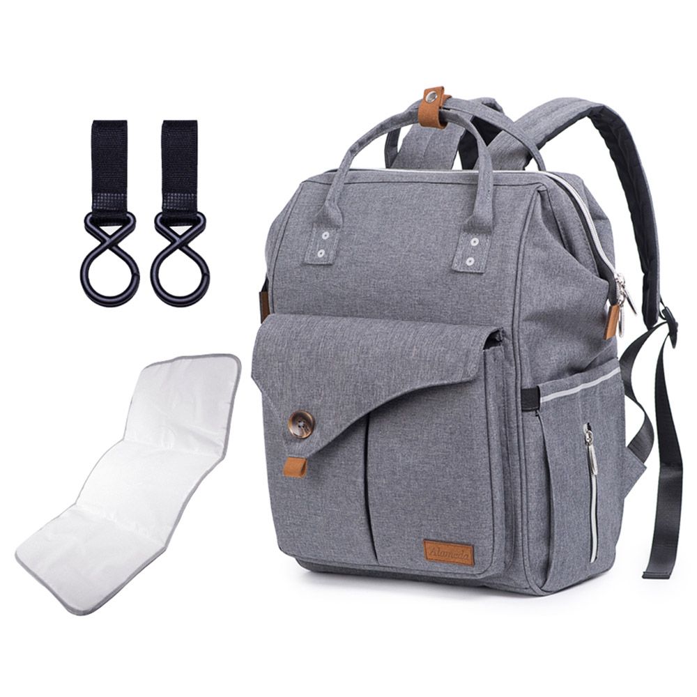 Teknum - Look At Me Stroller W/ Diaper Bag & Accessories - Grey