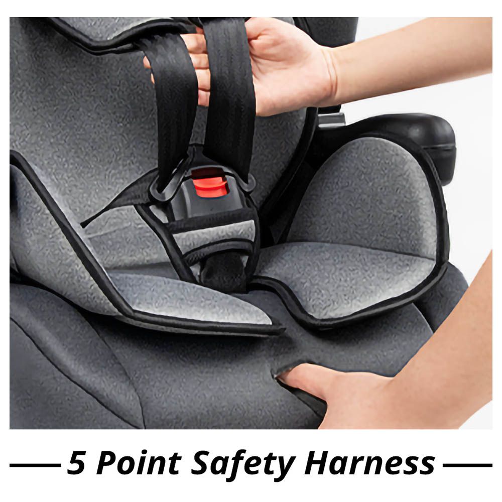 Teknum - Pack & Go Foldable Car Seat With Diaper Bag - Grey