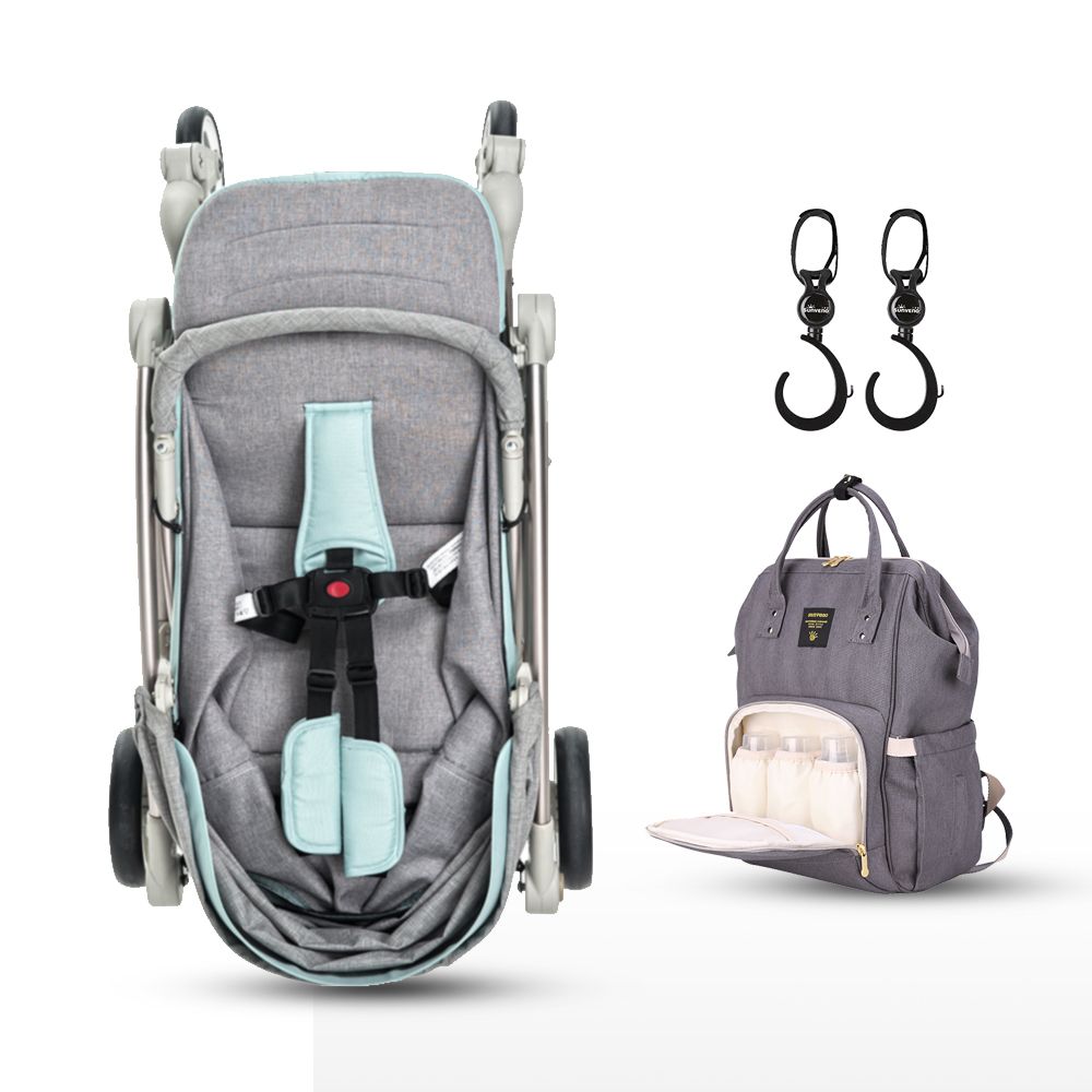 Teknum - A1 Green With Sunveno - Grey Diaper Bag