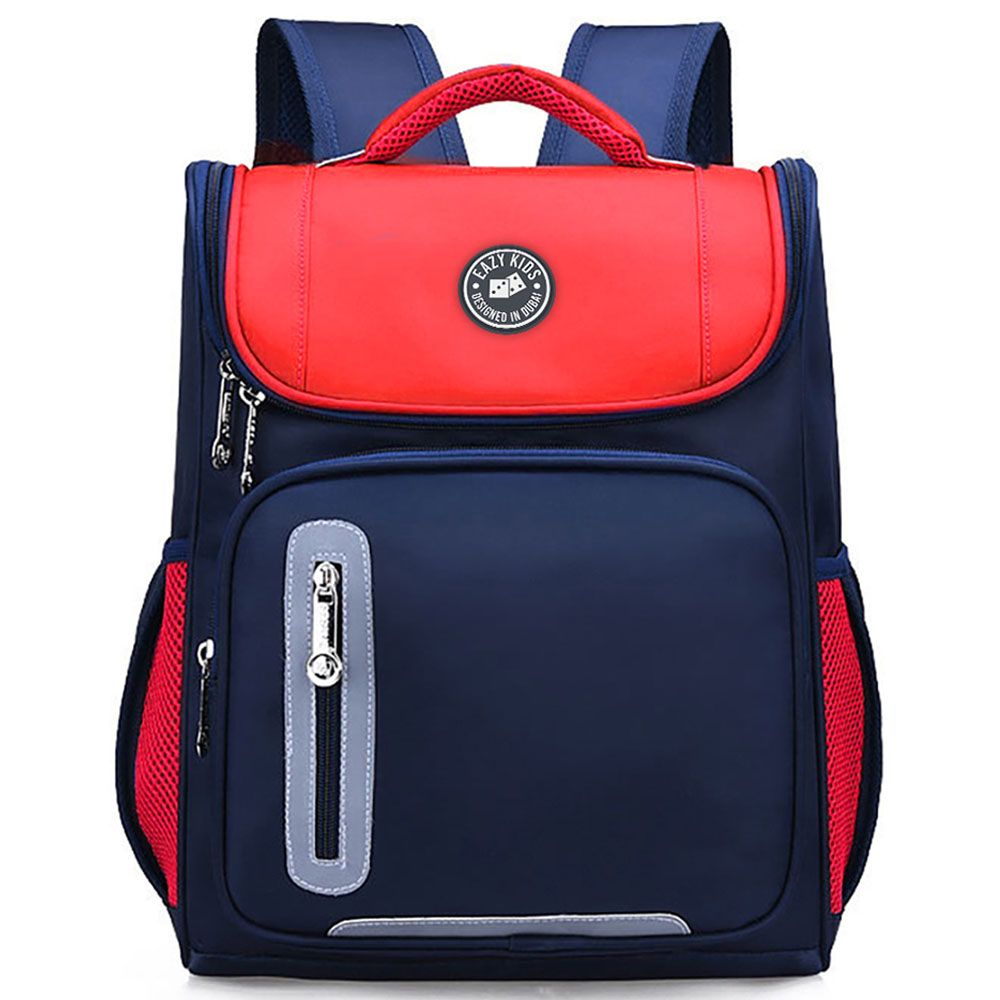 Eazy Kids Trolley School Bag 15 Inch - Red