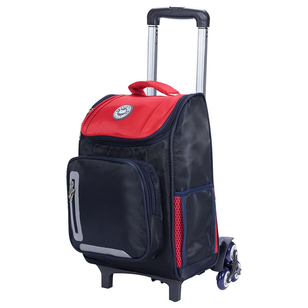 Eazy Kids Trolley School Bag 15 Inch - Red