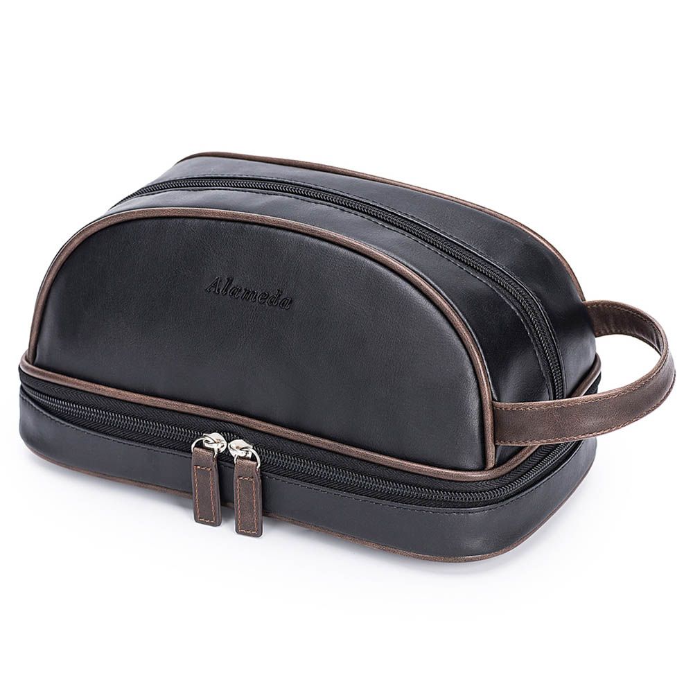 Alameda - Multipurpose Dopp Kit - Black And Brown