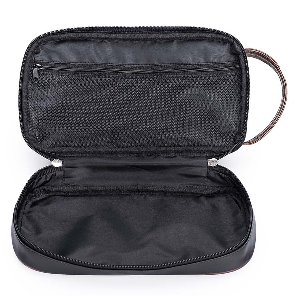 Alameda - Multipurpose Dopp Kit - Black And Brown