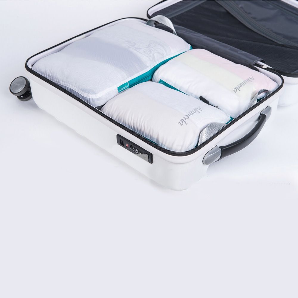 Alameda- Travel Packing organizer- White