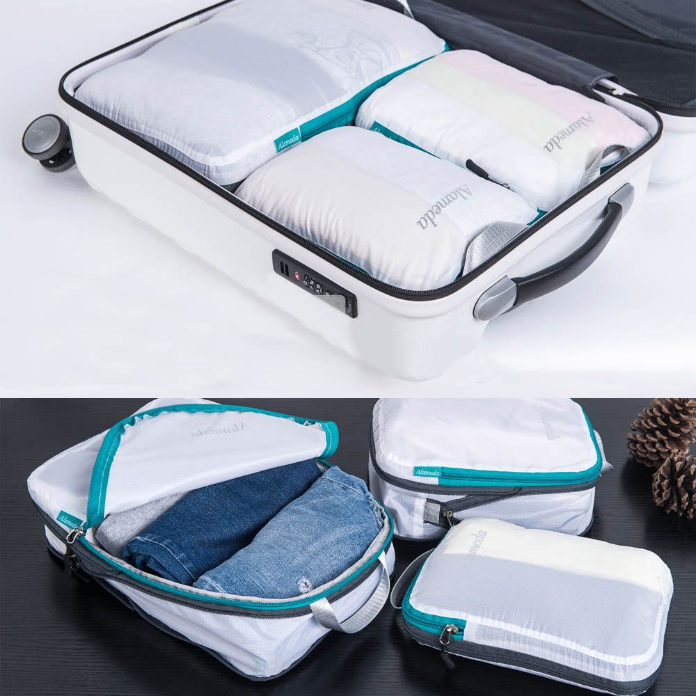 Alameda - Packing Cubes Organizer - Set Of 3 - White