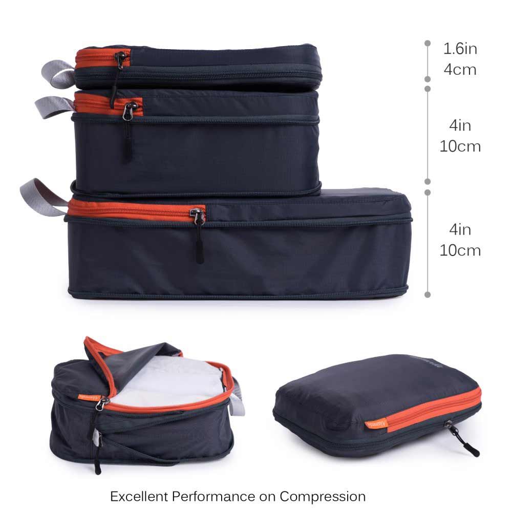 Alameda- Travel Packing Organizer 3 pcs - Dark Grey