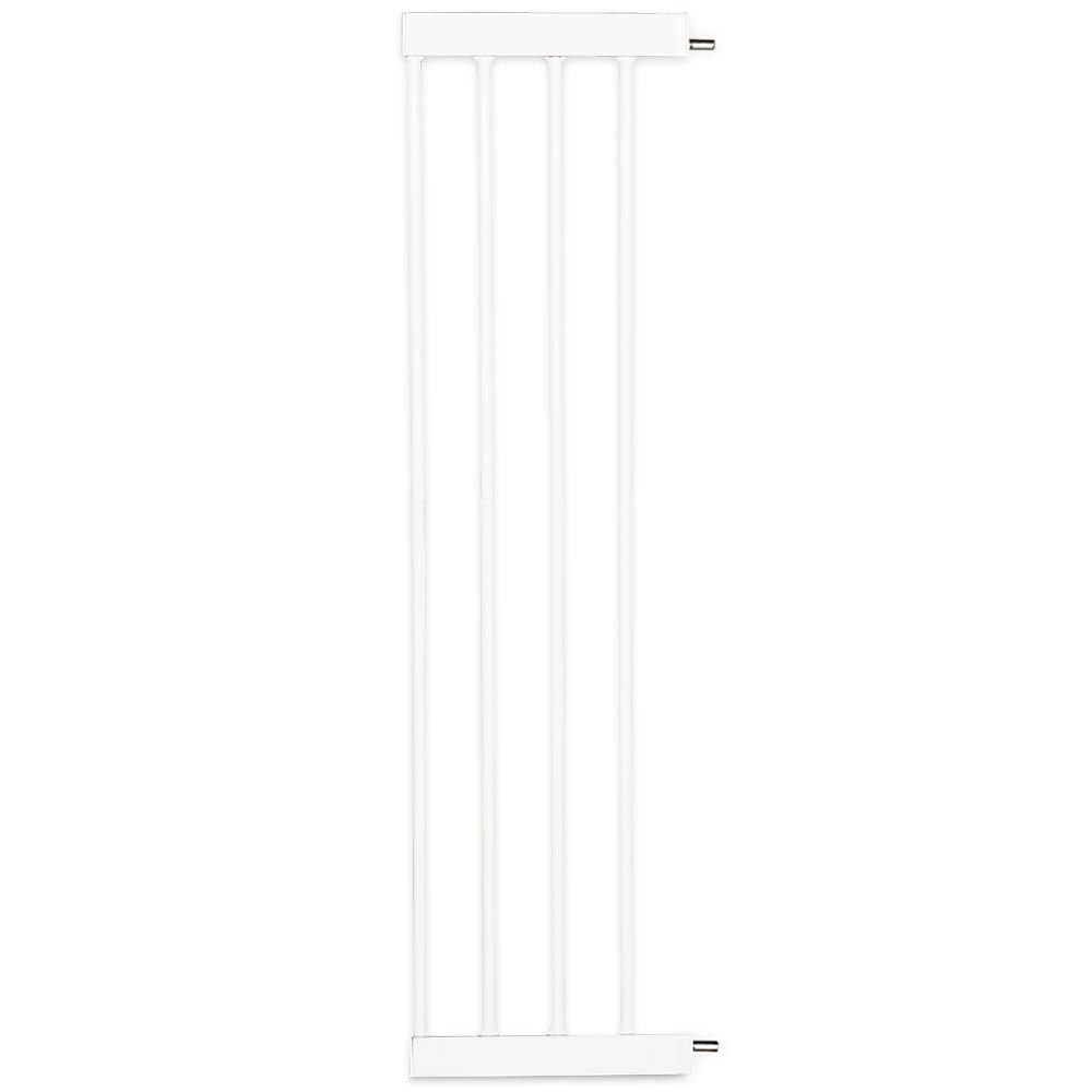 Baby Safe - Metal Safety LED Gate W/ Extension 20cm - White