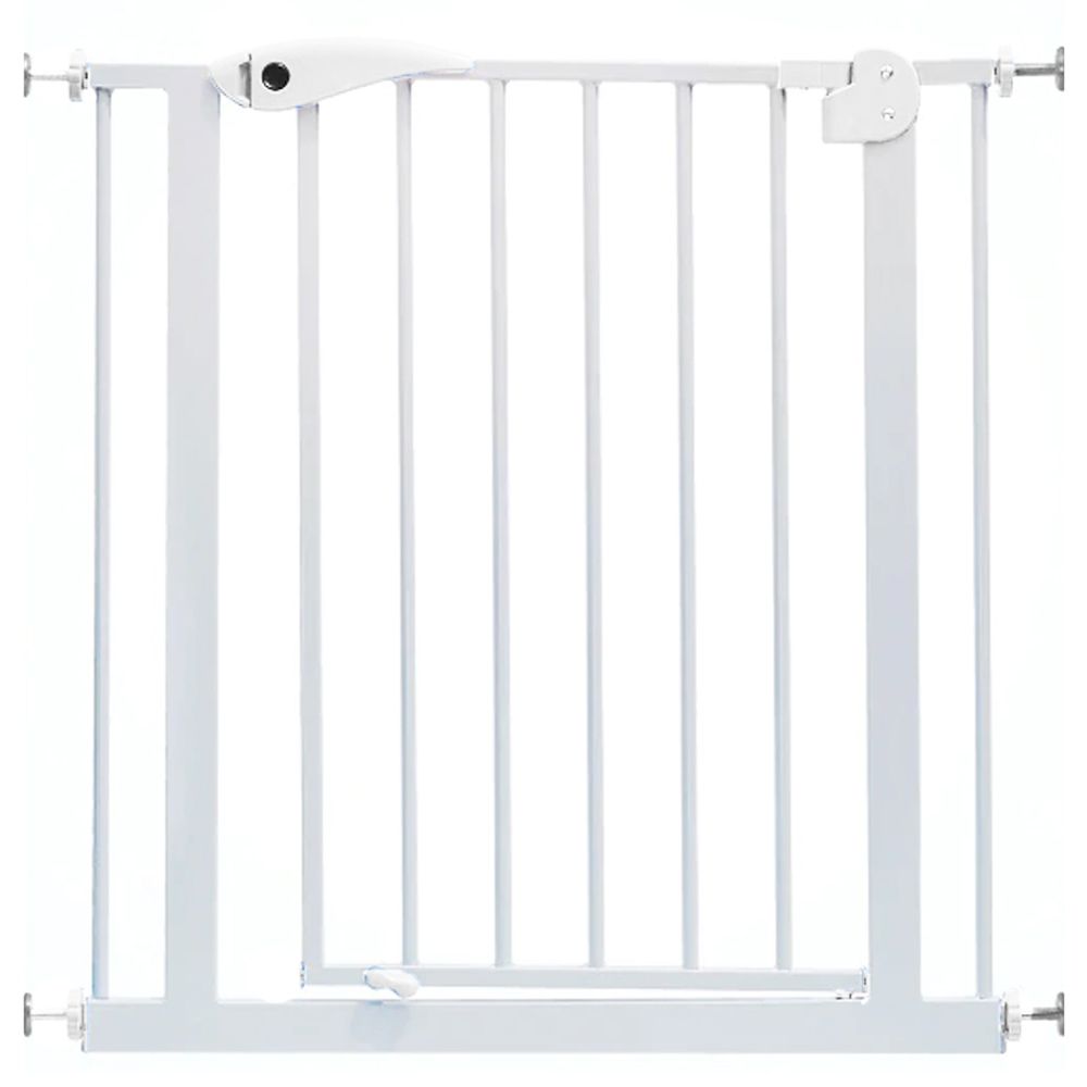 Baby Safe - Metal Safety Gate w/ 20 cm Extension - White