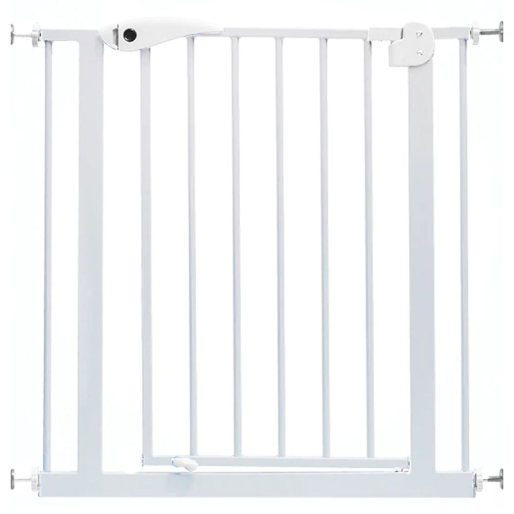 Baby Safe - Metal Safety Gate w/ 30 cm & 45 cm Extension - White