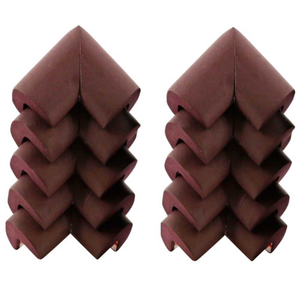 Baby Safe - Furniture Corner Bump Guards 10Pc-Set - Brown