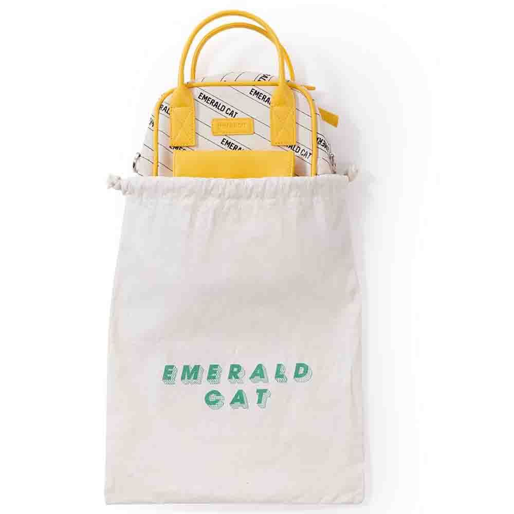 Emerald Cat - Crossbody Bag - Yellow