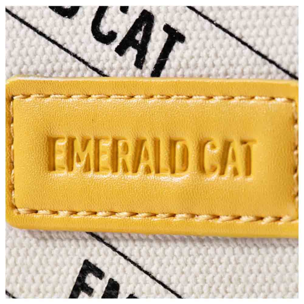 Emerald Cat - Crossbody Bag - Yellow