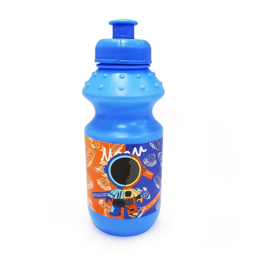 Eazy Kids - 2 Compartment Lunch Box & Water Bottle 350ml - Astronaut Blue