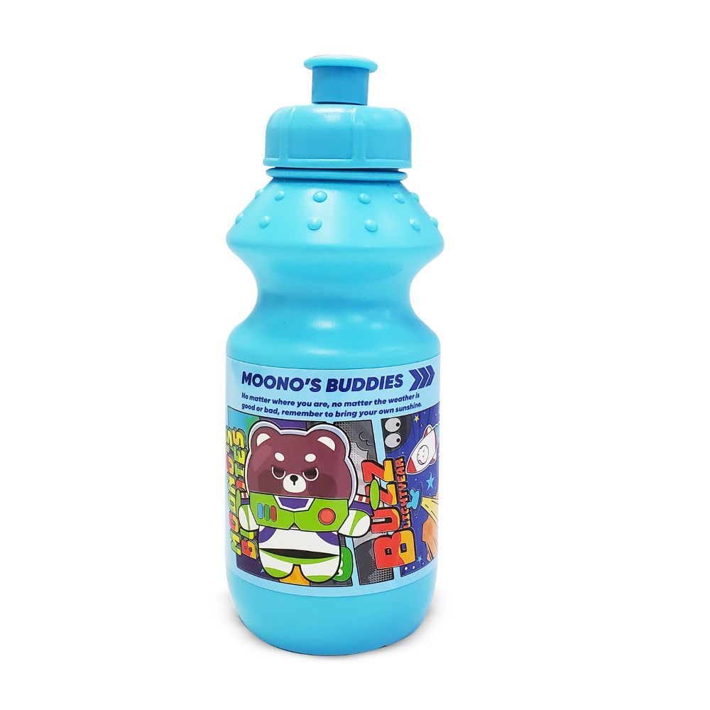 Eazy Kids - 2 Compartment Lunch Box & Water Bottle 350ml - Buddies Blue