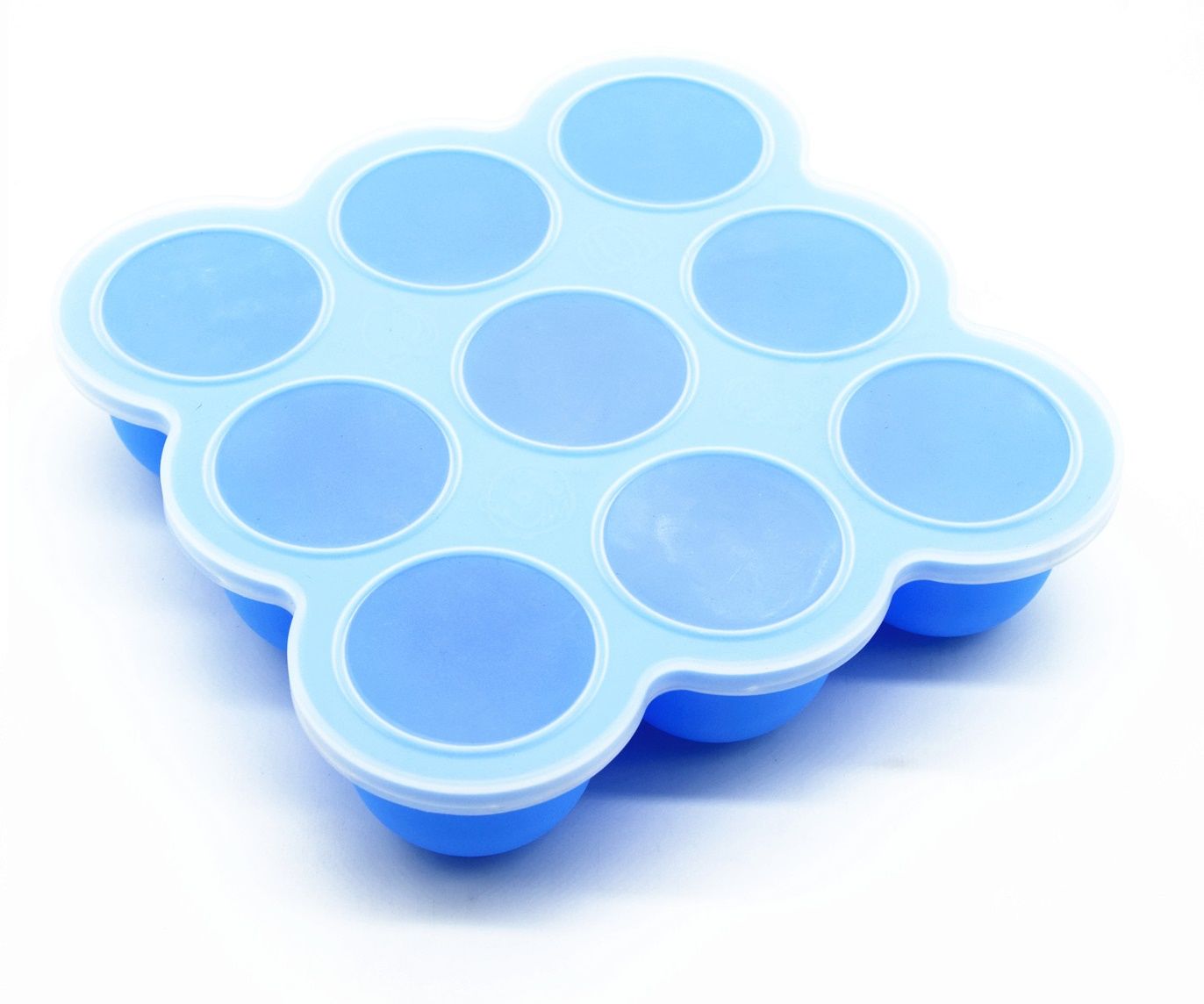 Eazy Kids - Silicone Baby Food Freezer Tray - Blue