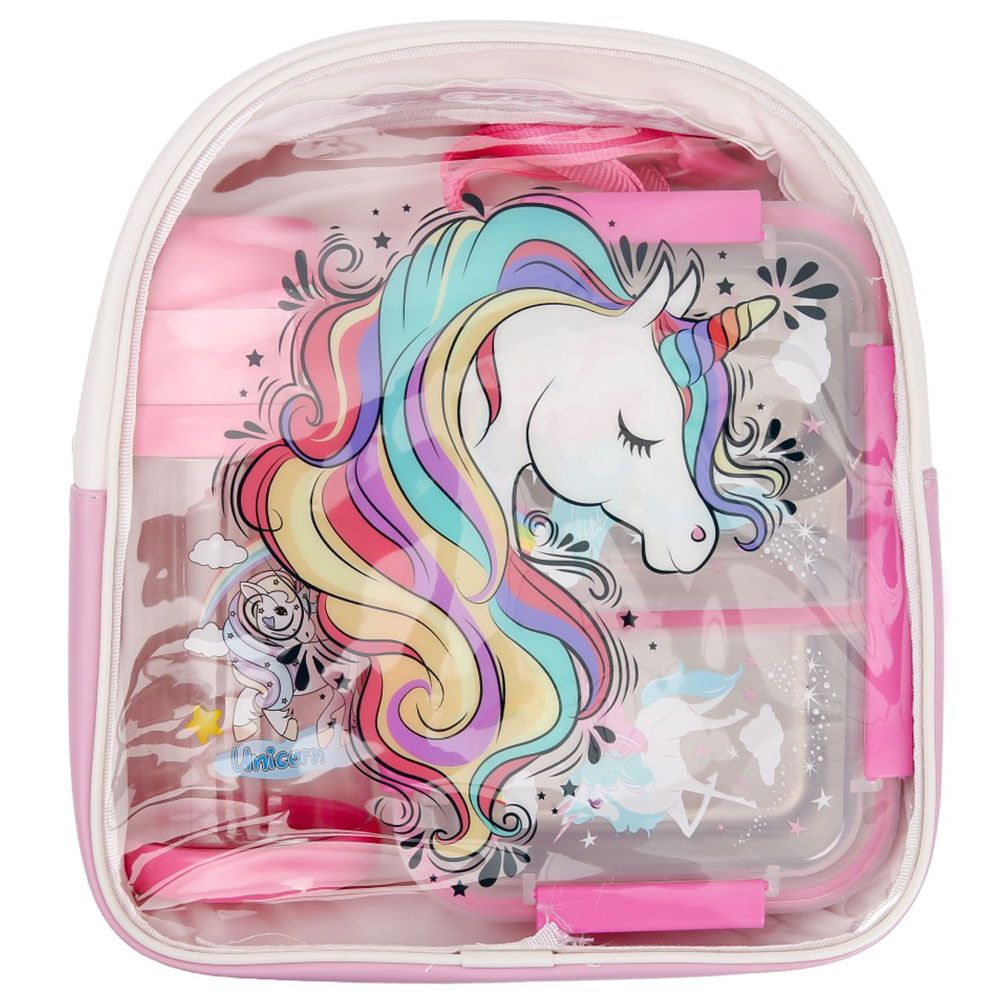 Eazy Kids - Backpack Beauty Unicorn - Pink - 11.4 Inch