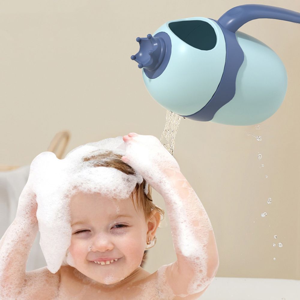 Eazy Kids - Royal Baby Head Shampoo Wash Shower Mug 500ml - Blue