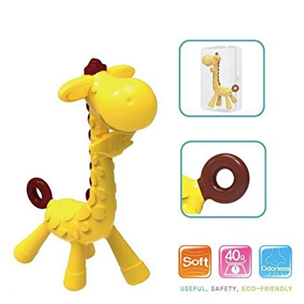 Eazy Kids - Giraffe Teether - Yellow