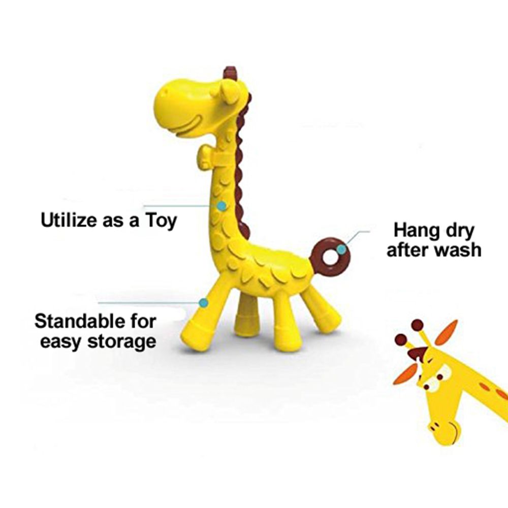 Eazy Kids - Giraffe Teether - Yellow