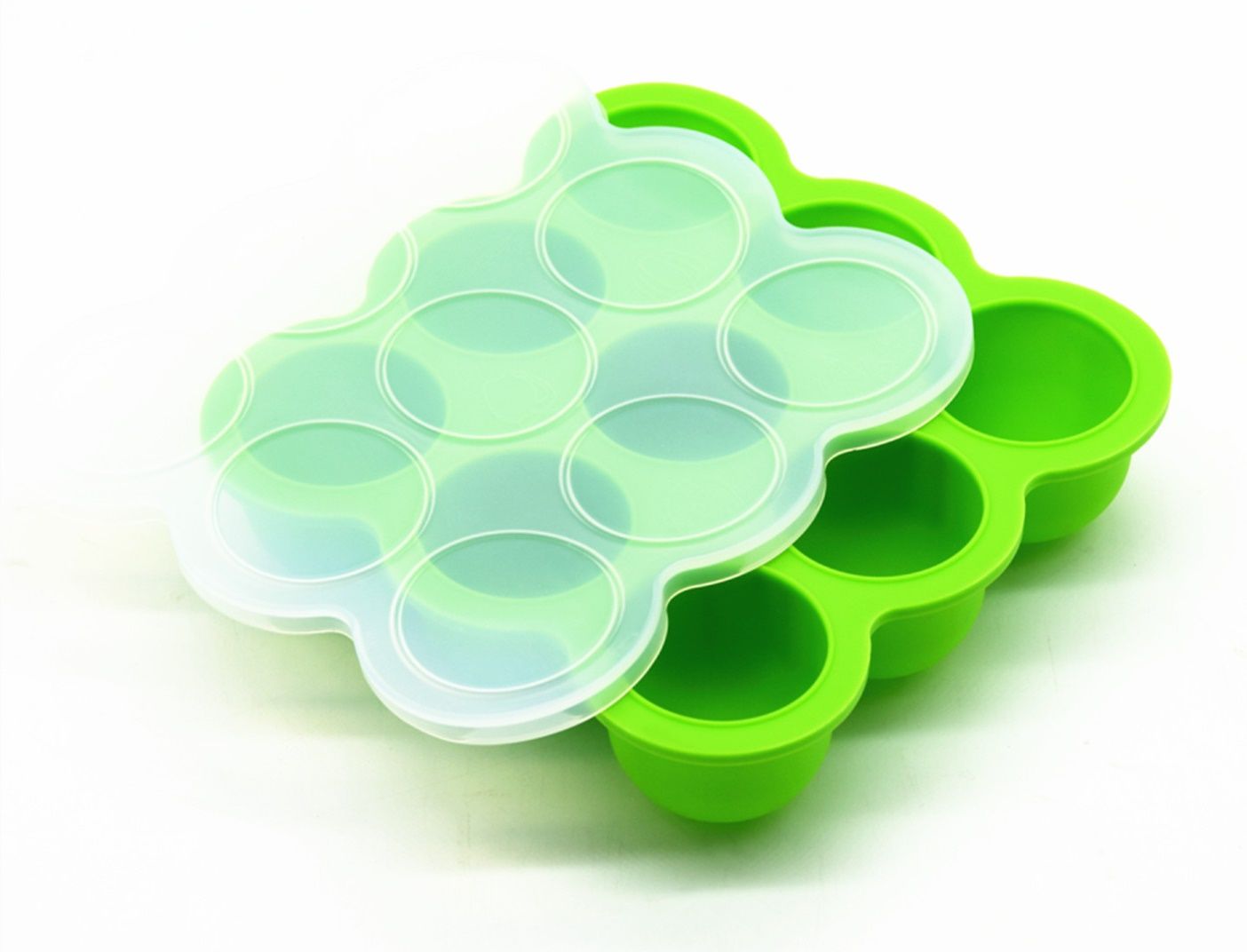 Eazy Kids Plate - Baby Food Freezer Tray - Green