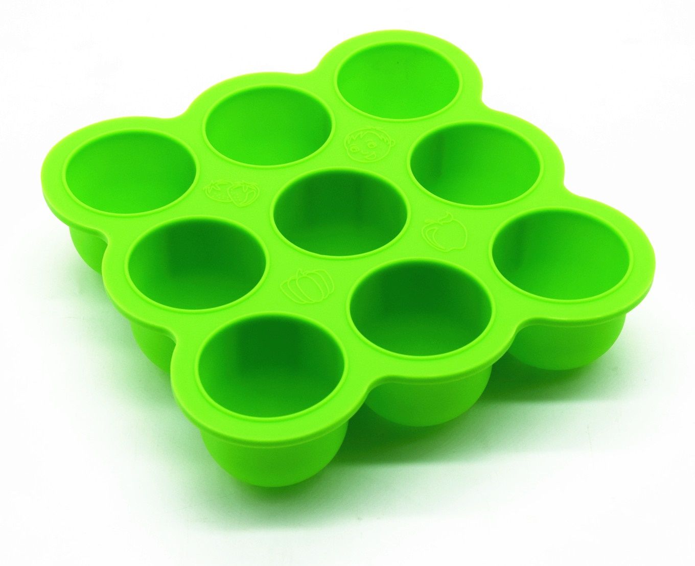 Eazy Kids Plate - Baby Food Freezer Tray - Green