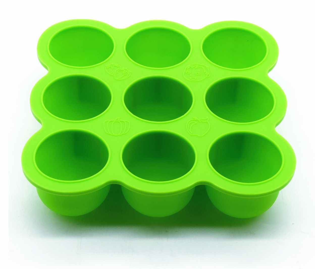 Eazy Kids Plate - Baby Food Freezer Tray - Green