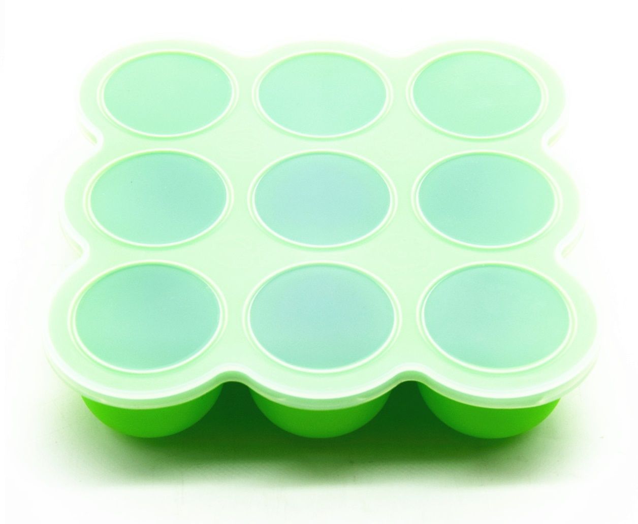 Eazy Kids Plate - Baby Food Freezer Tray - Green