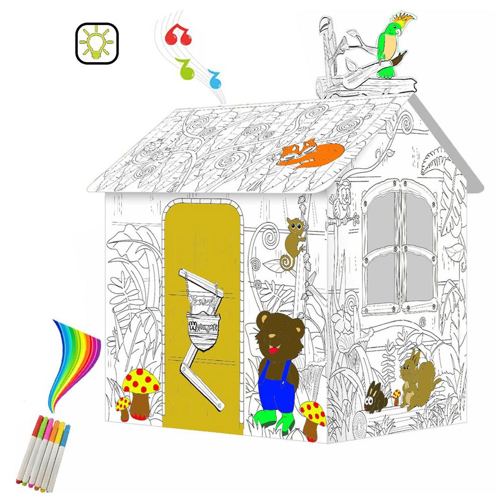 Eazy Kids - Diy Doodle Painting Jungle House