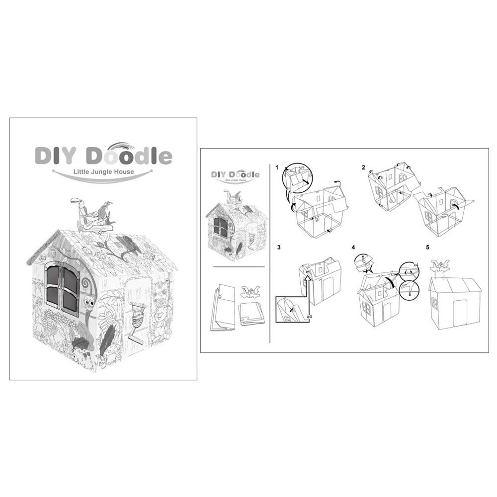 Eazy Kids - DIY Doodle Painting Jungle House