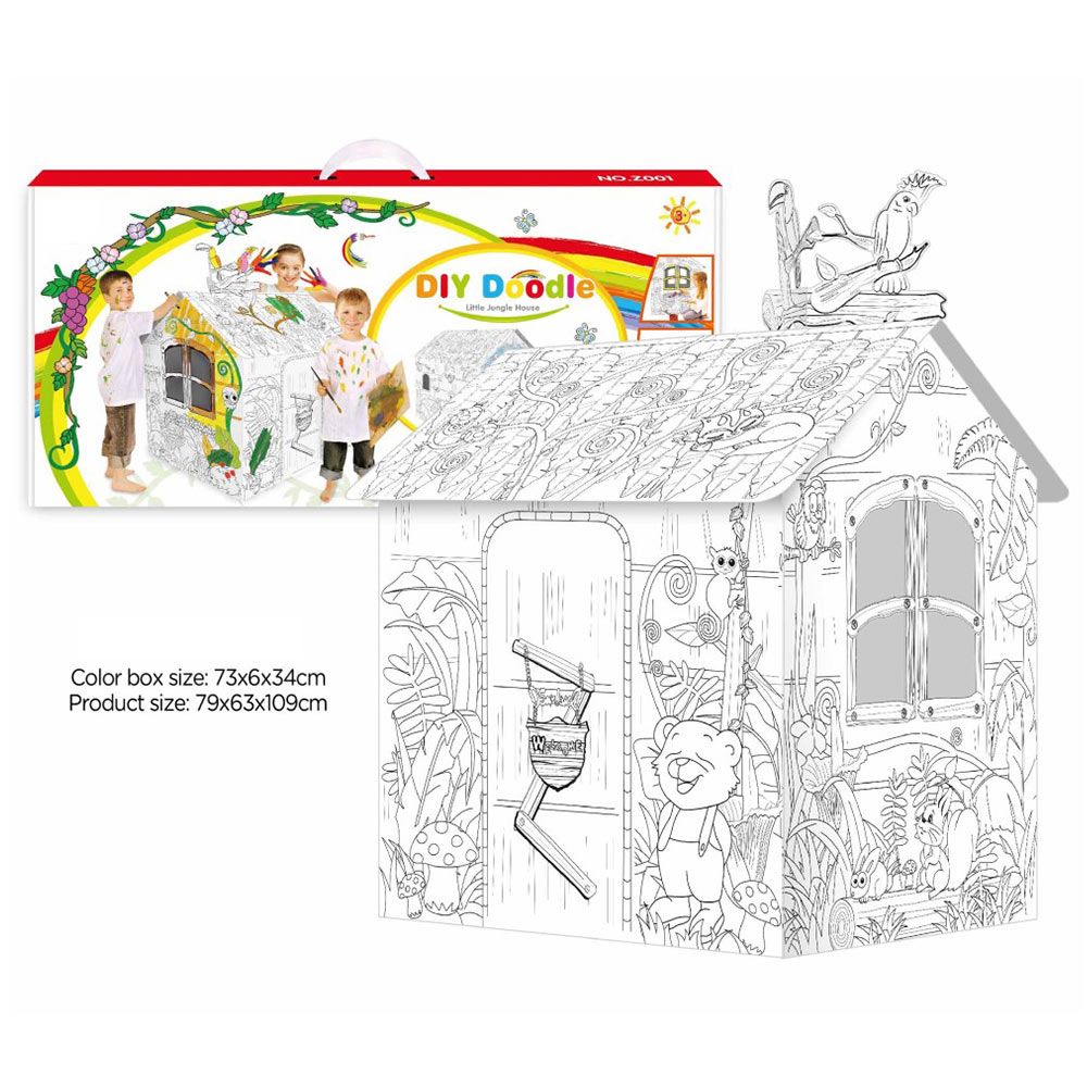 Eazy Kids - DIY Doodle Painting Jungle House