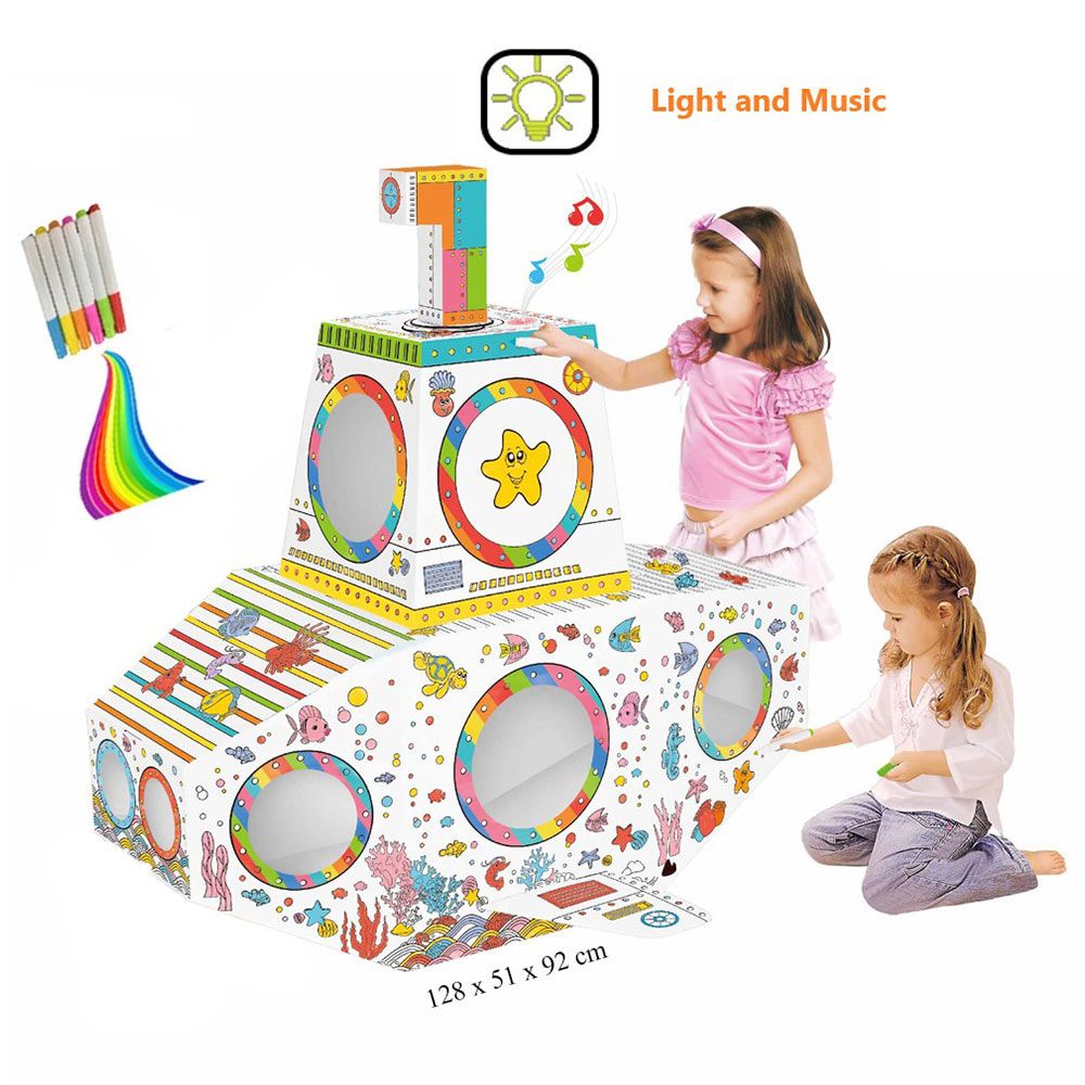 Eazy Kids - Diy Doodle Coloring Submarine With Music & Light