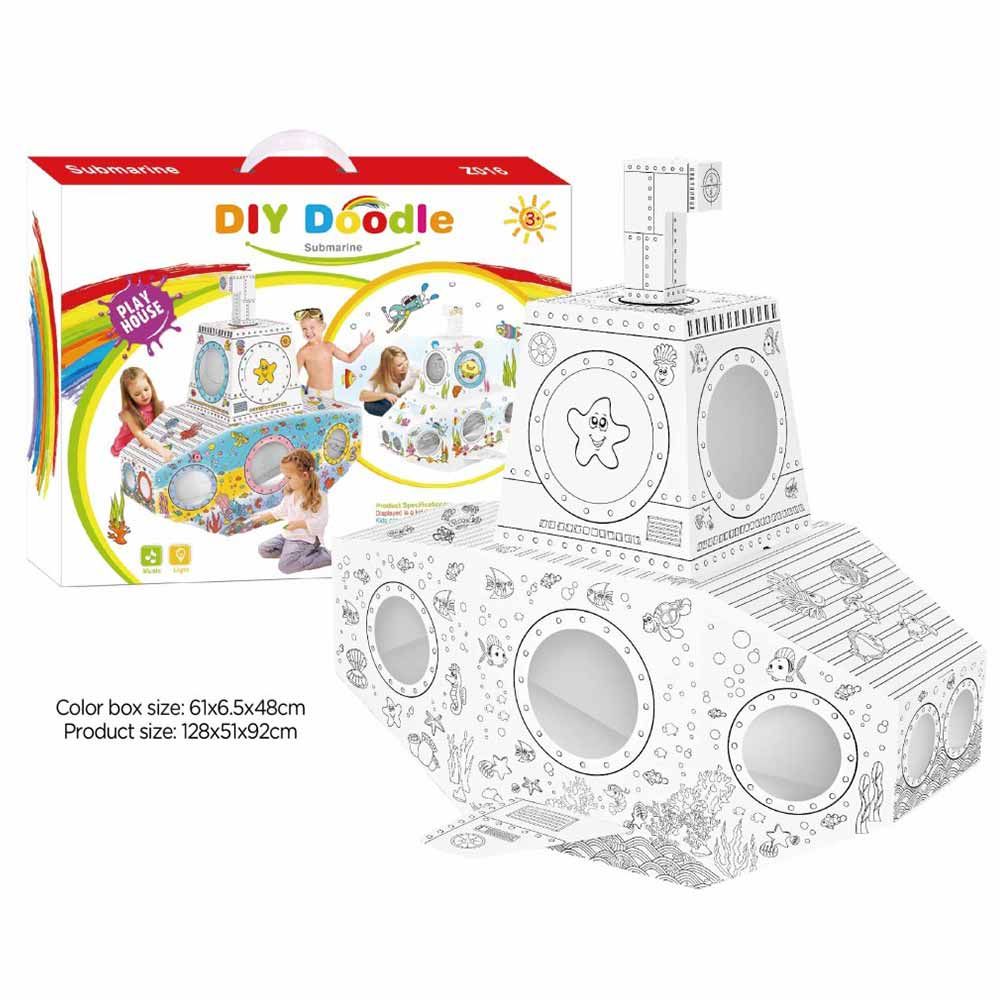 Eazy Kids - Diy Doodle Coloring Submarine With Music & Light