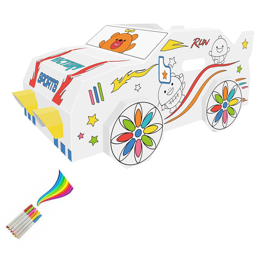 Eazy kids - DIY Doodle Coloring Wearable Car