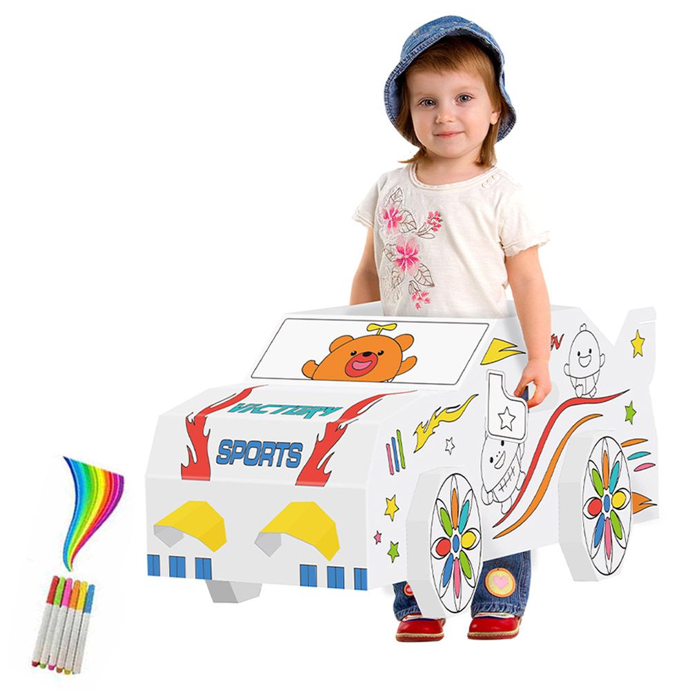 Eazy kids - DIY Doodle Coloring Wearable Car