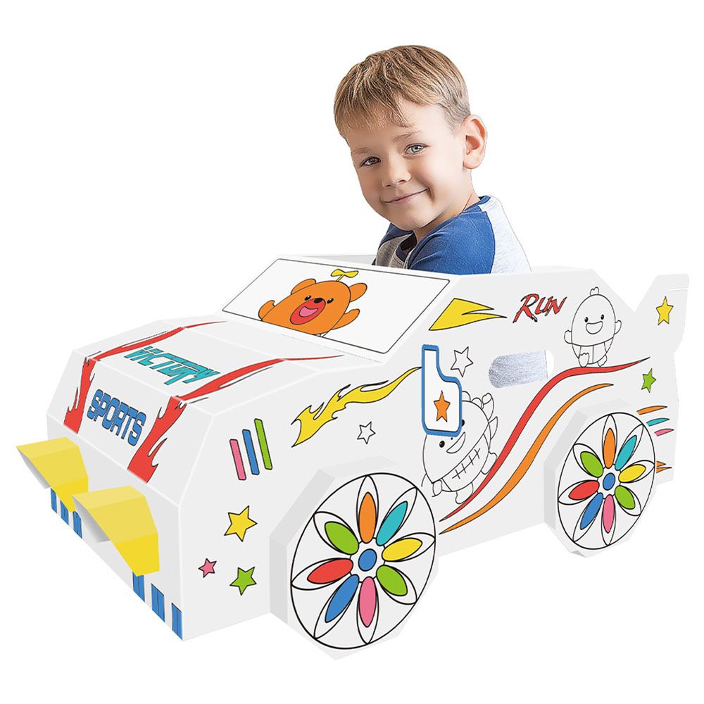 Eazy kids - DIY Doodle Coloring Wearable Car