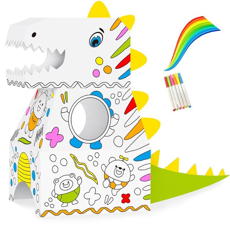 Eazy Kids - DIY Doodle Coloring Wearable Dinosaur