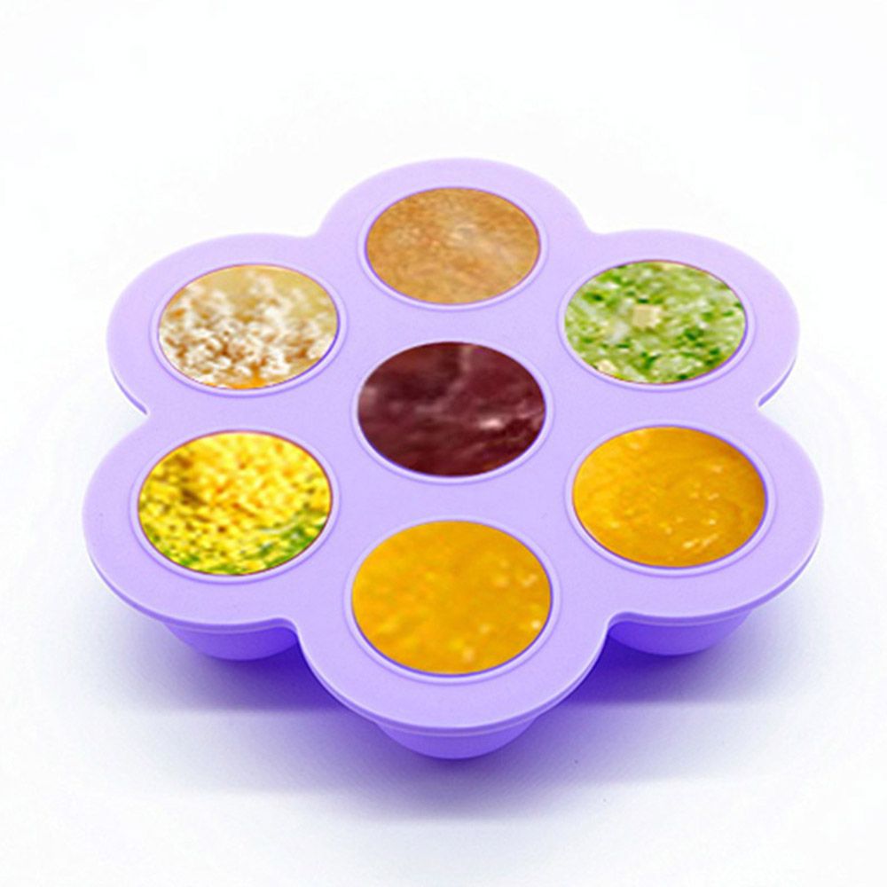 Eazy Kids -  7 Food Freezer Tray - Purple