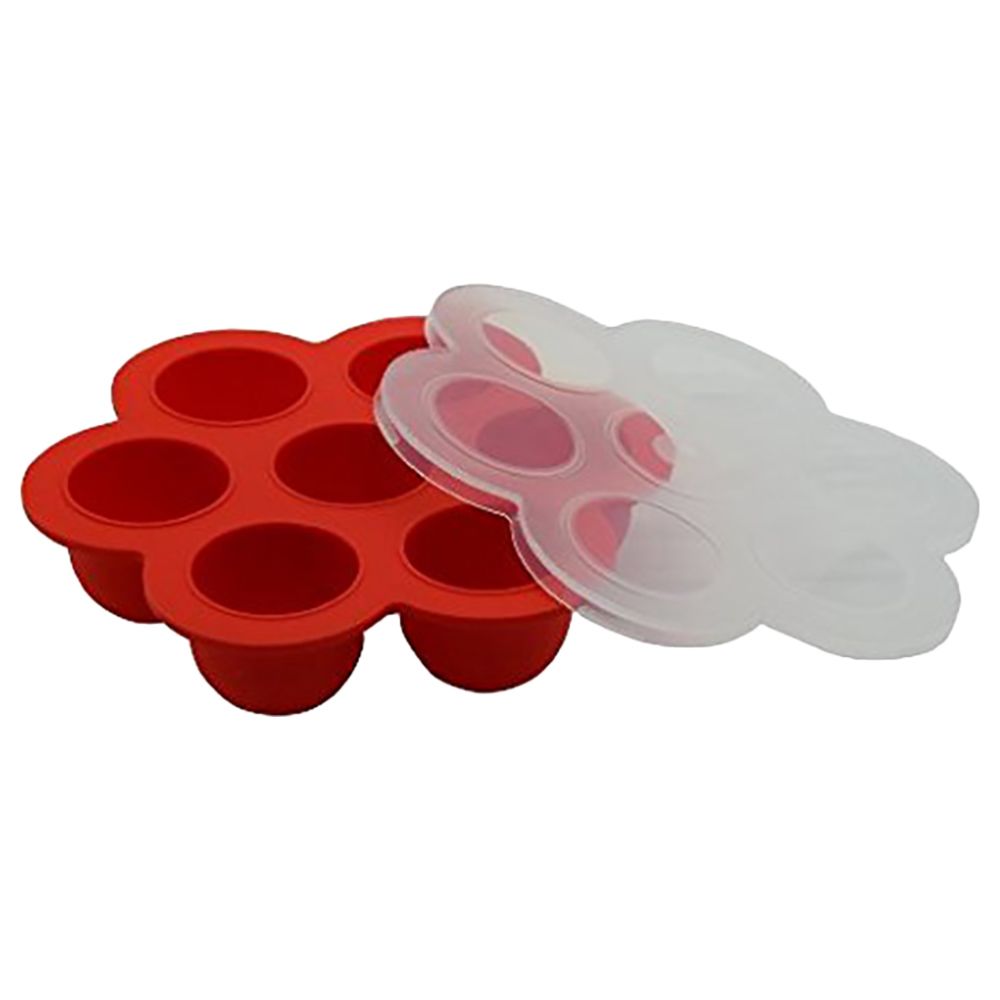 Eazy Kids -  7 Food Freezer Tray - Red