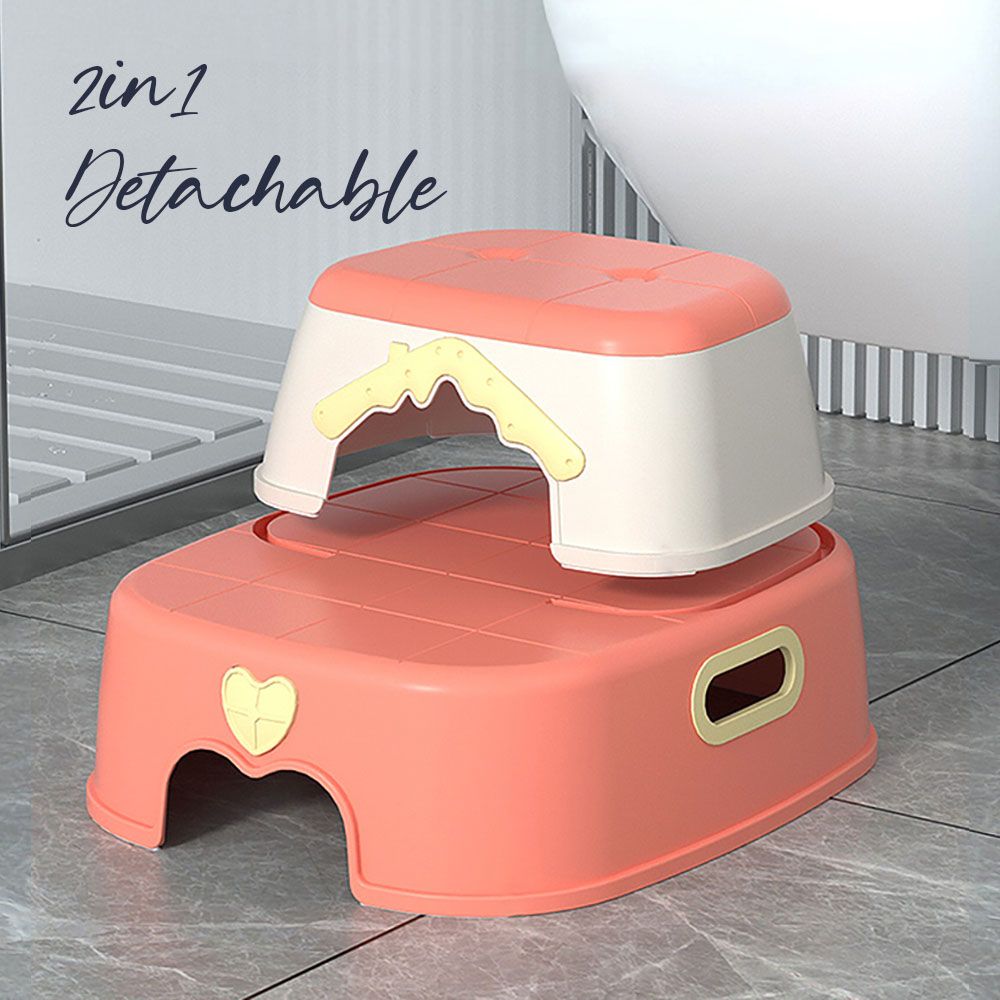 Eazy Kids - 2-in-1 Step Stool - Pink